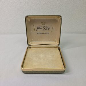 Collectible Vintage Van Dell green empty Jewelry Box Holder retro Antique Unique